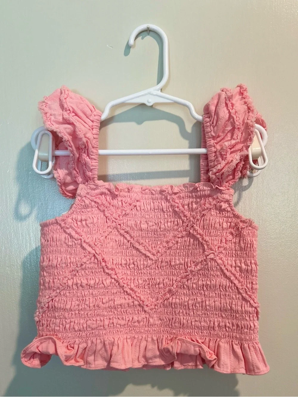 LoveShackFancy Girls Pink Smocked Ruffle Set - Picture 2 of 7